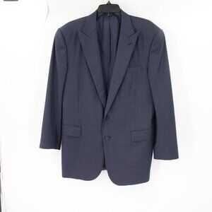 Ralph Lauren Black Label Sport Coat Mens 44R Peak Lapel Wool Single Breasted